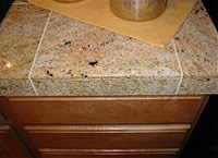 Granite bullnose tile
